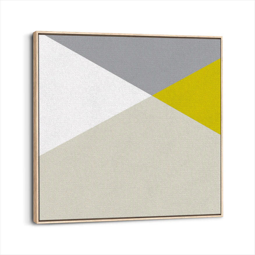 Structured Angles in Yellow and Gray
