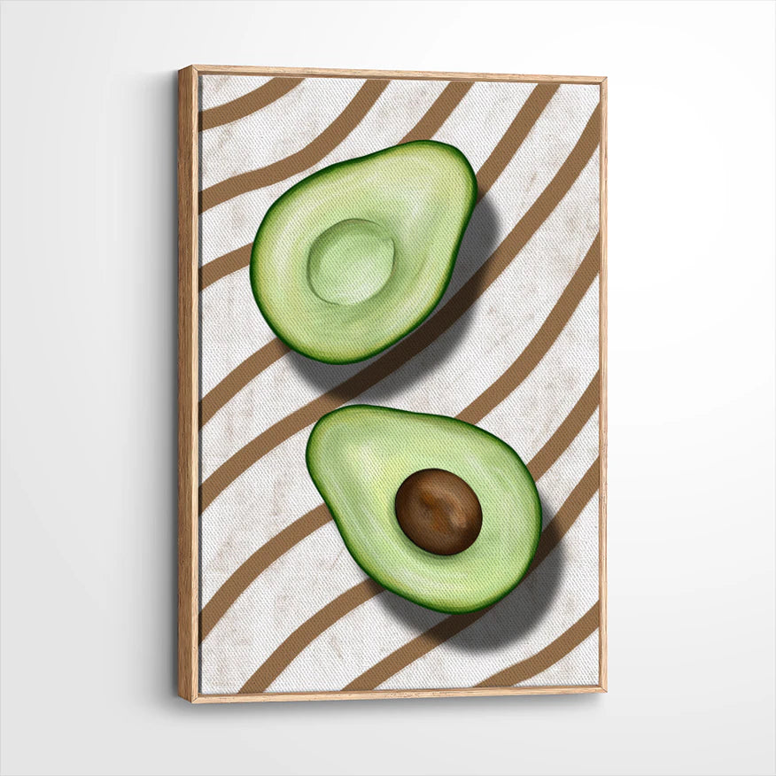 framed-canvas-natural-wood