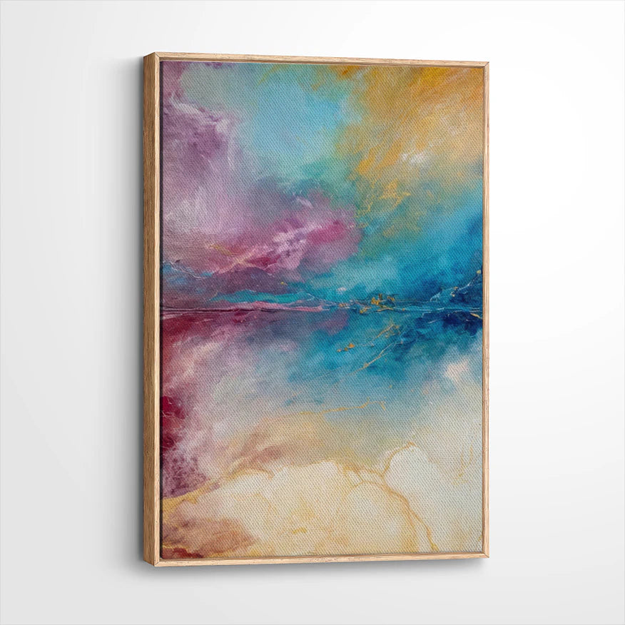 framed-canvas-natural-wood