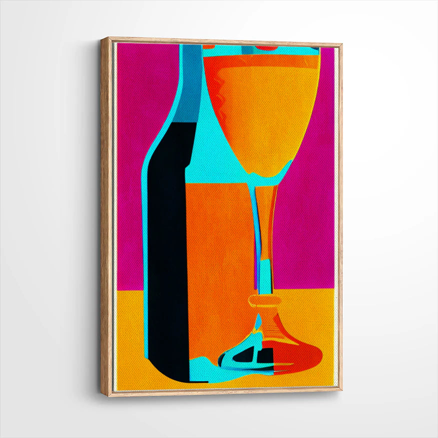 framed-canvas-natural-wood