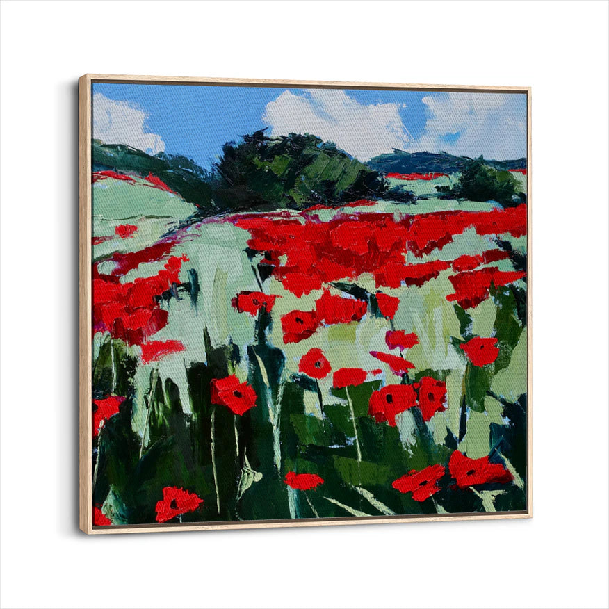 framed-canvas-natural-wood