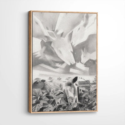 framed-canvas-natural-wood