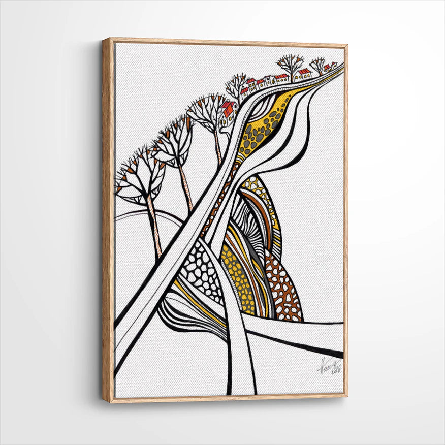 framed-canvas-natural-wood