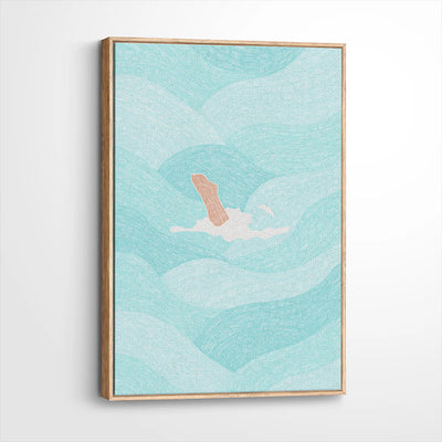 framed-canvas-natural-wood