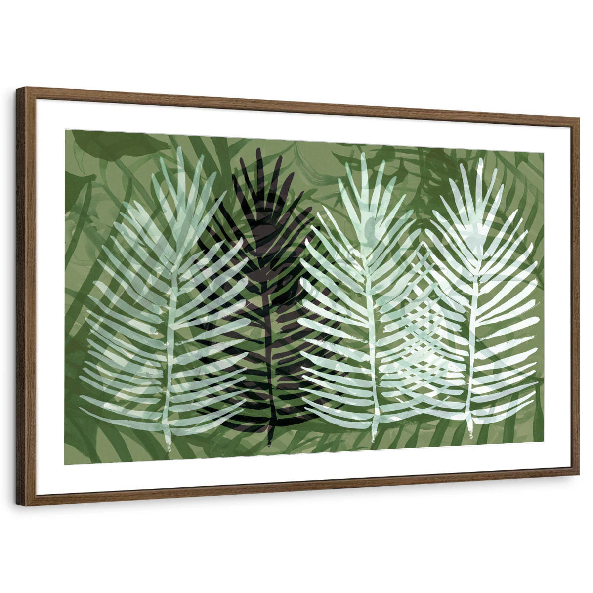 framed-print-brown-walnut-matted