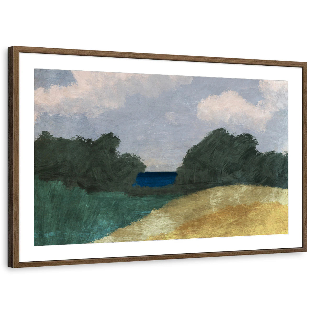 framed-print-brown-walnut-matted