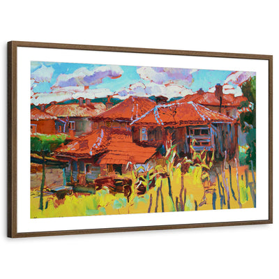 framed-print-brown-walnut-matted