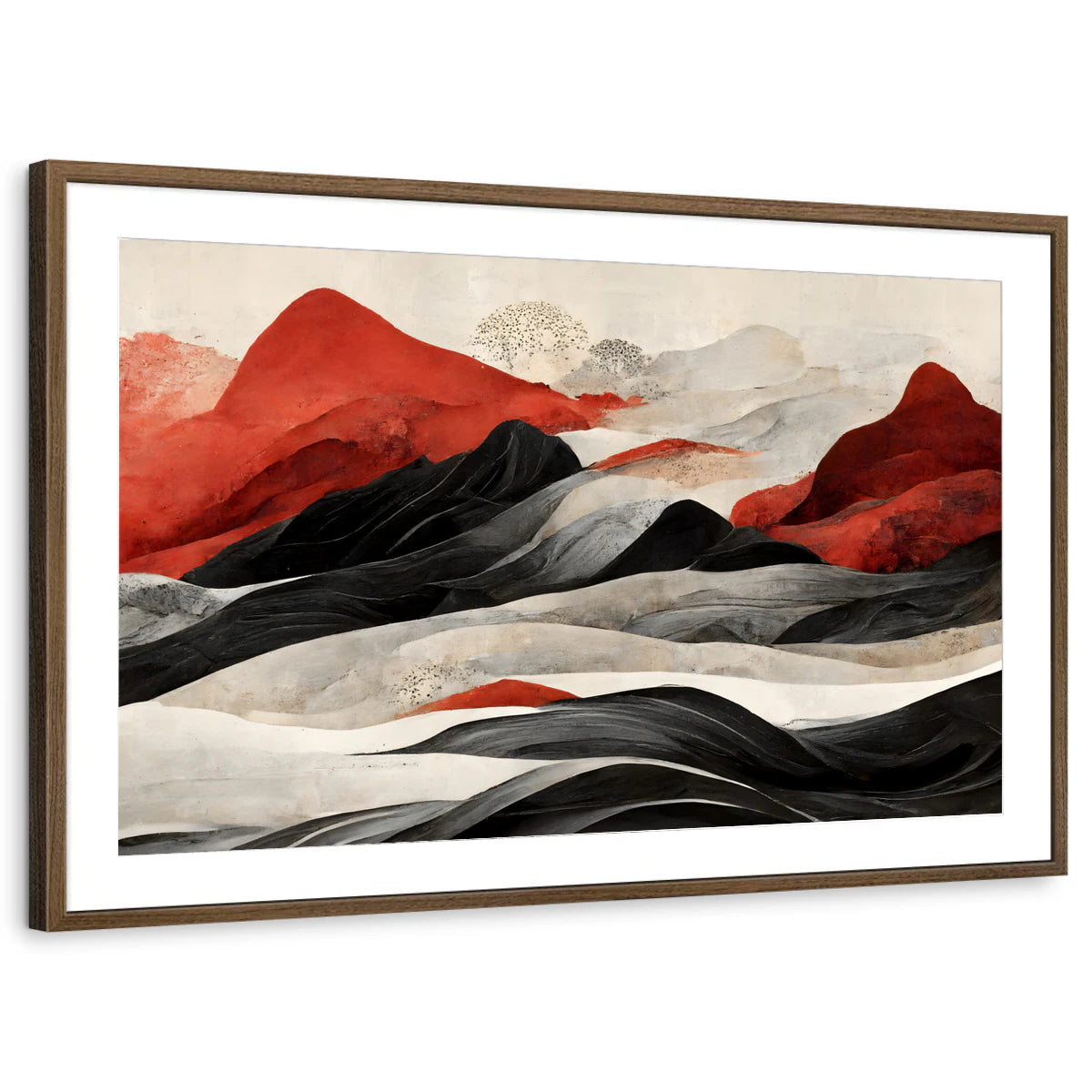 framed-print-brown-walnut-matted