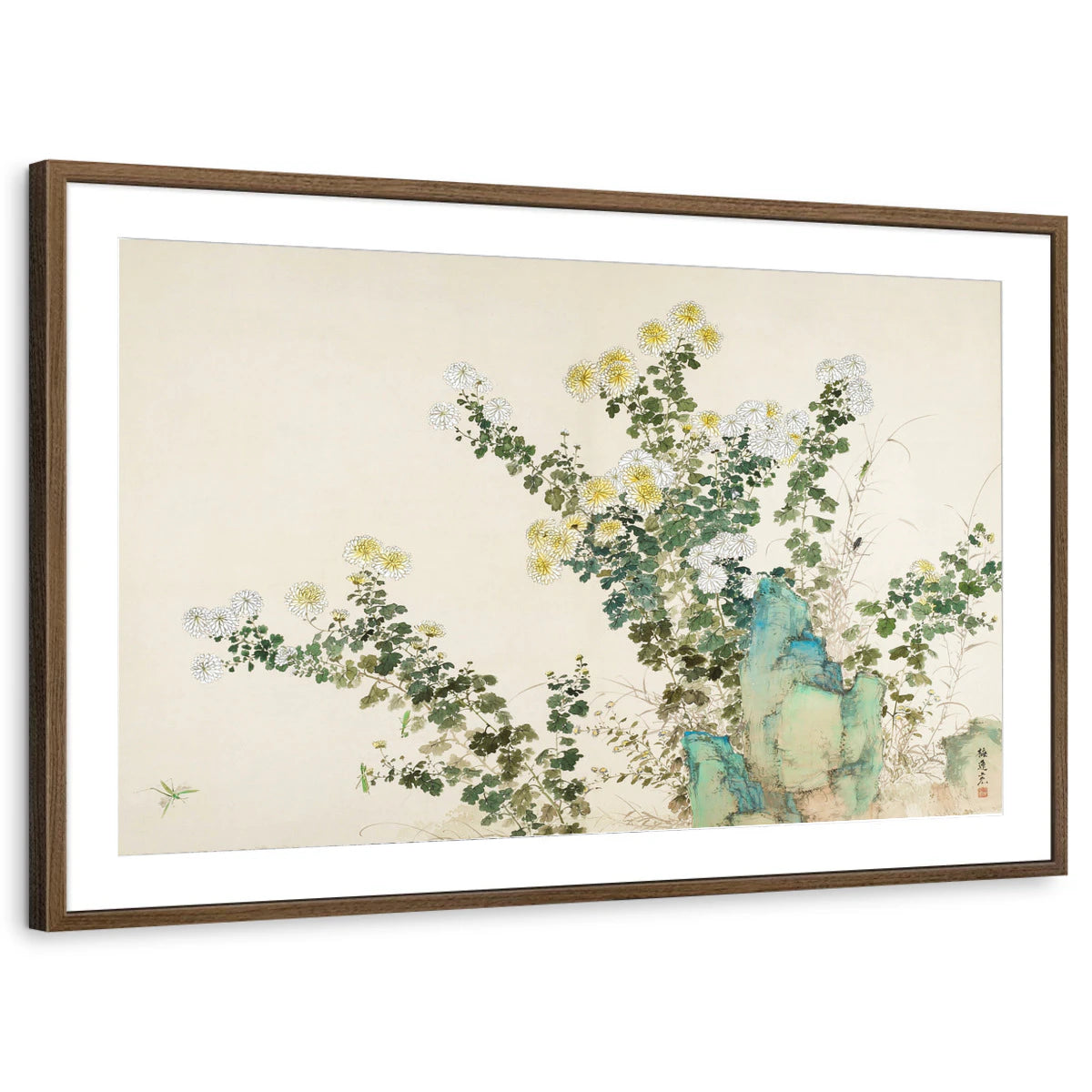 framed-print-brown-walnut-matted