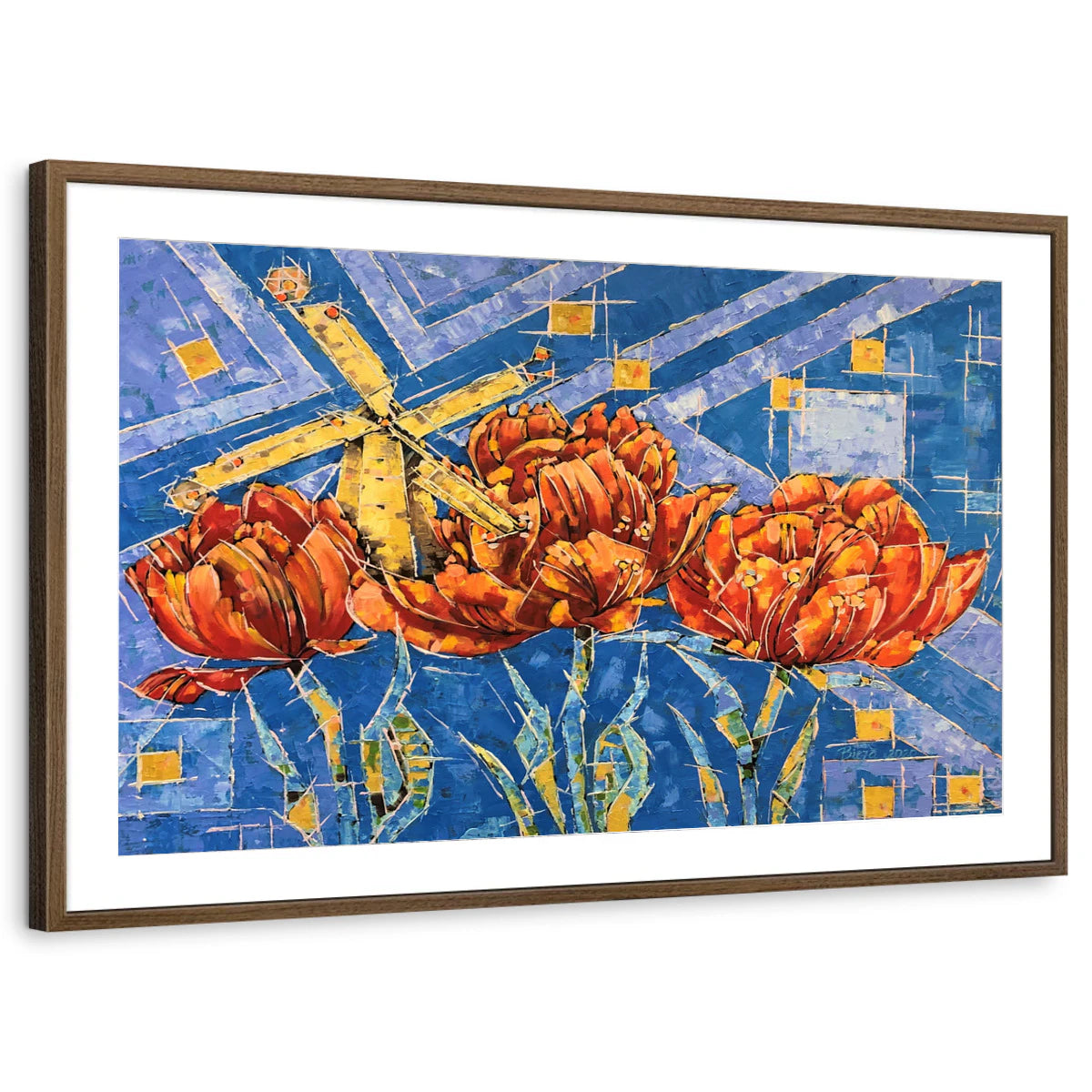 framed-print-brown-walnut-matted