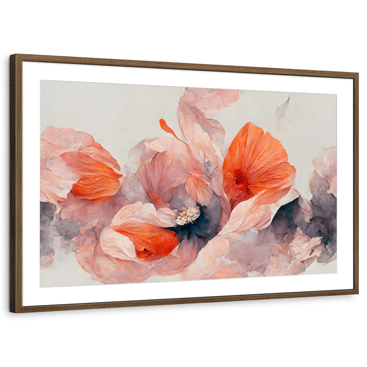 framed-print-brown-walnut-matted