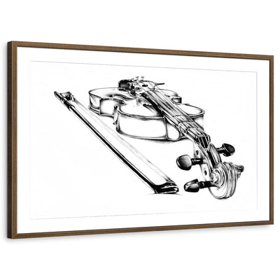 framed-print-brown-walnut-matted
