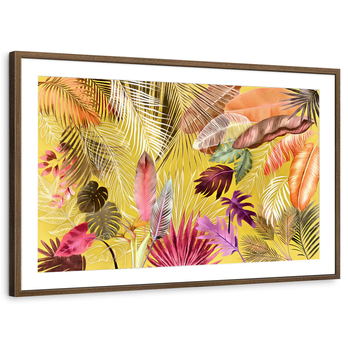framed-print-brown-walnut-matted