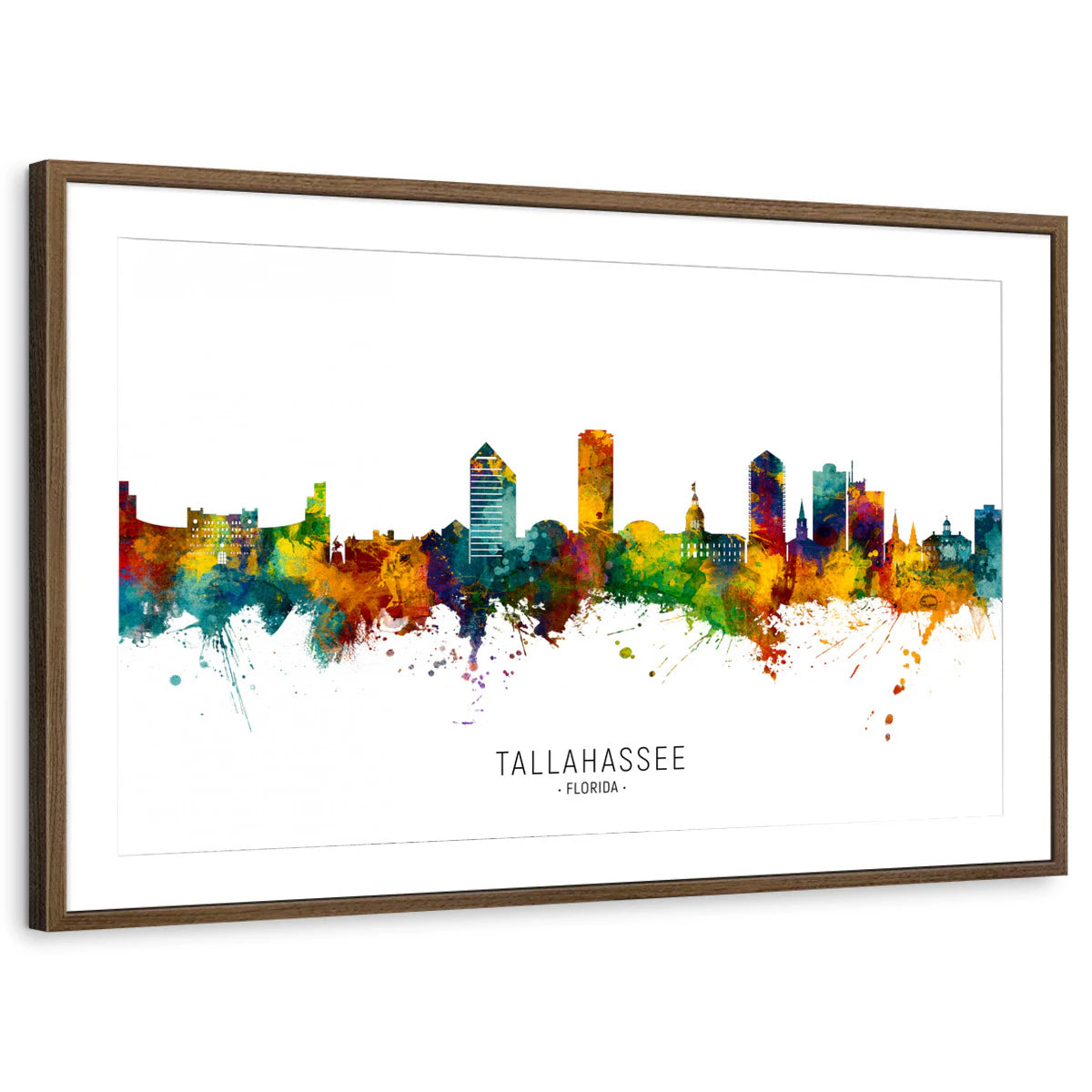 framed-print-brown-walnut-matted