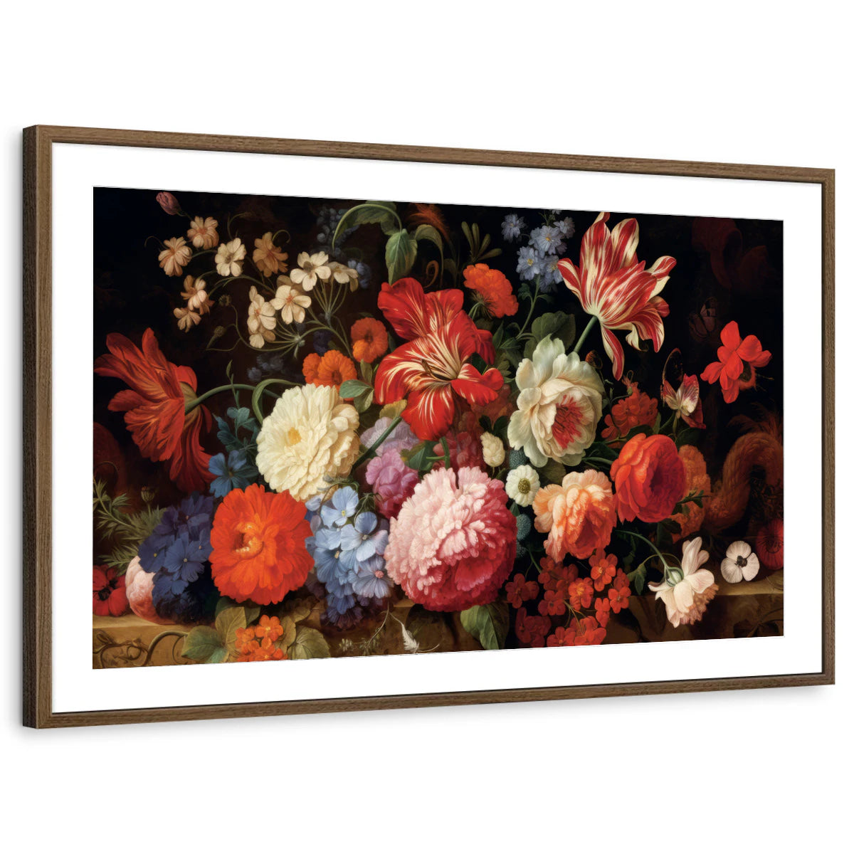 framed-print-brown-walnut-matted