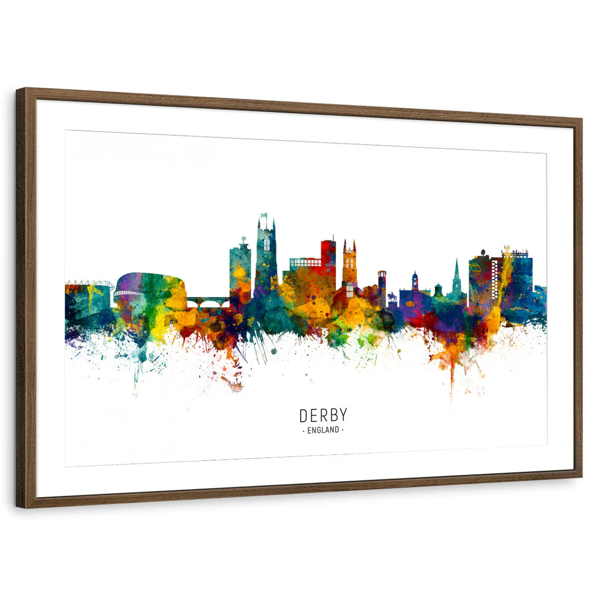 framed-print-brown-walnut-matted