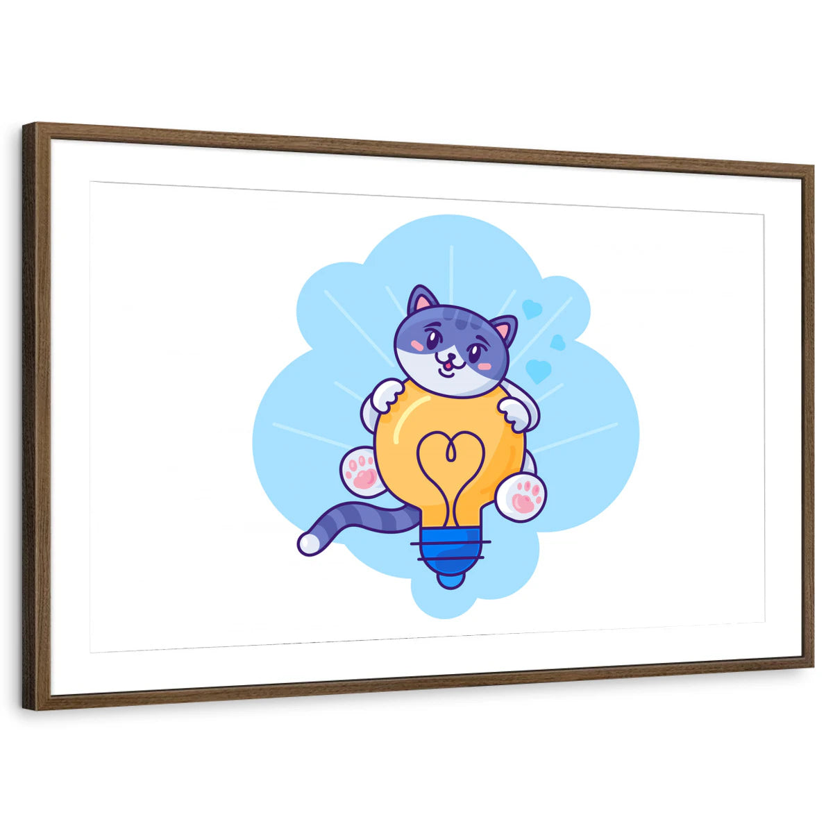 framed-print-brown-walnut-matted