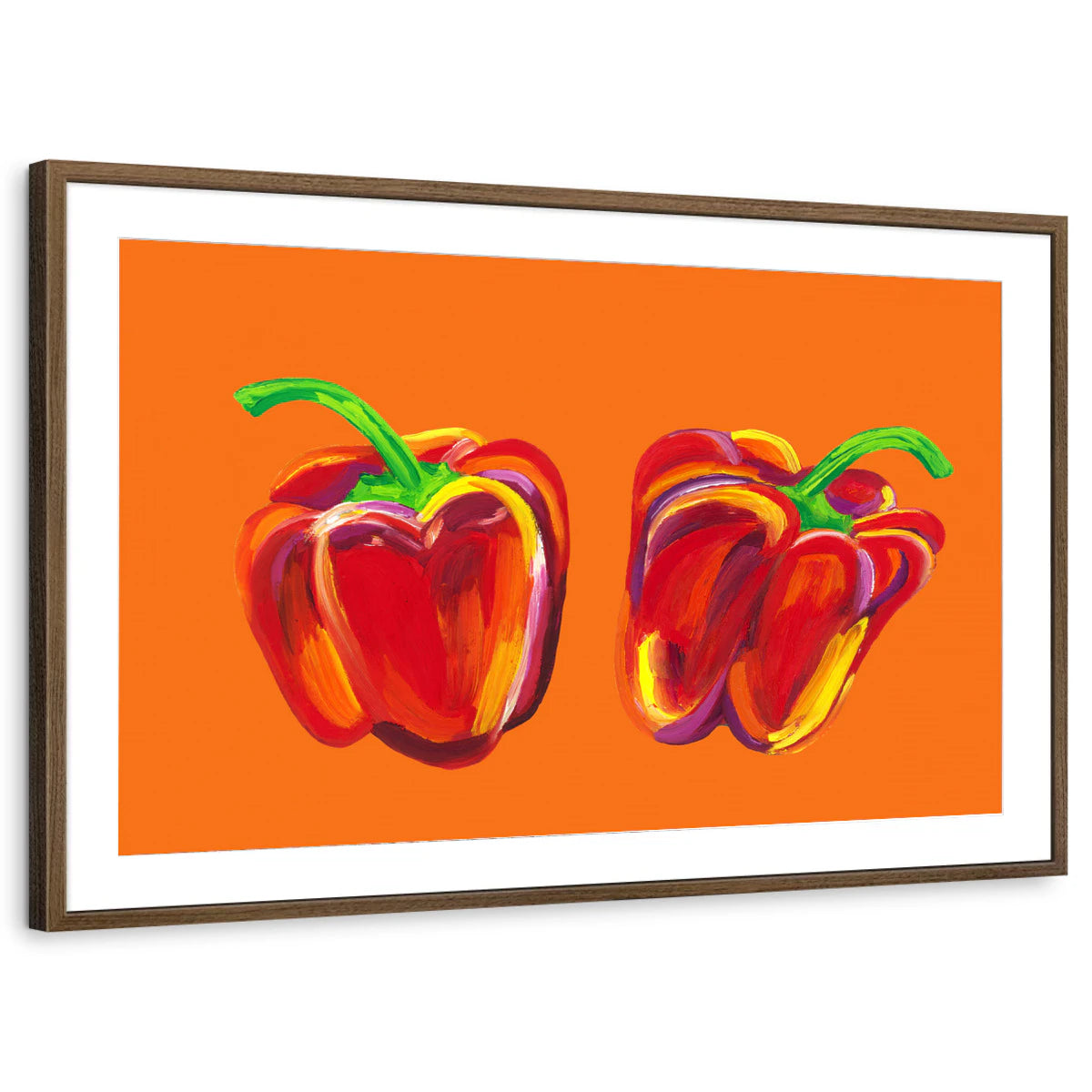 framed-print-brown-walnut-matted
