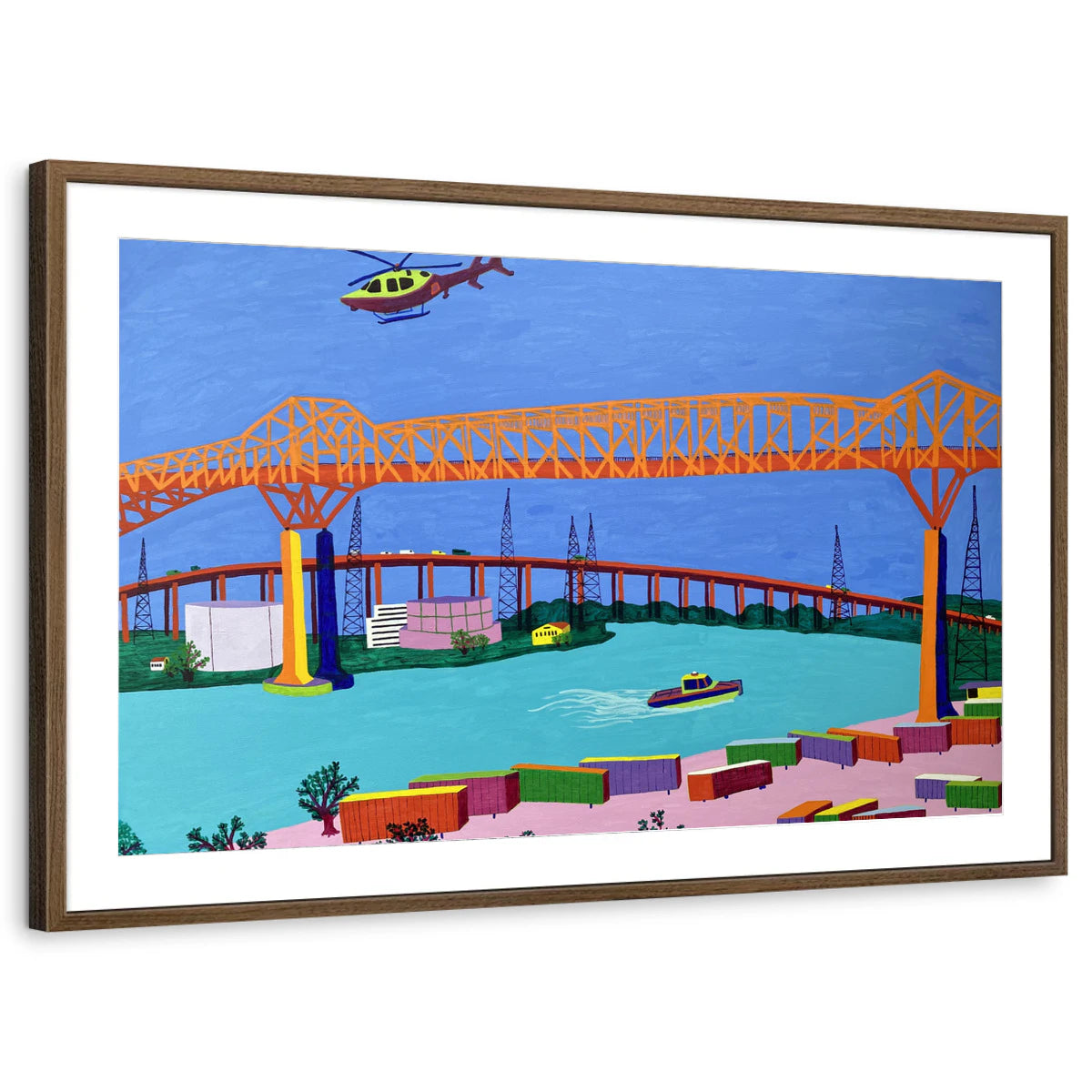 framed-print-brown-walnut-matted