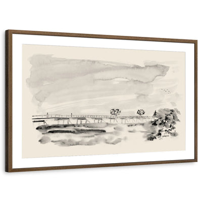 framed-print-brown-walnut-matted