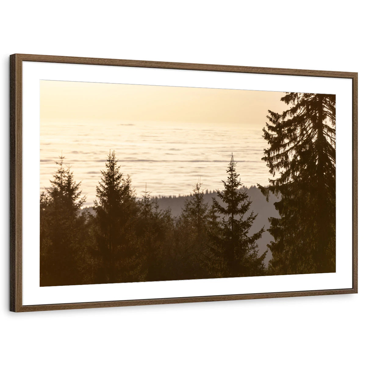 framed-print-brown-walnut-matted