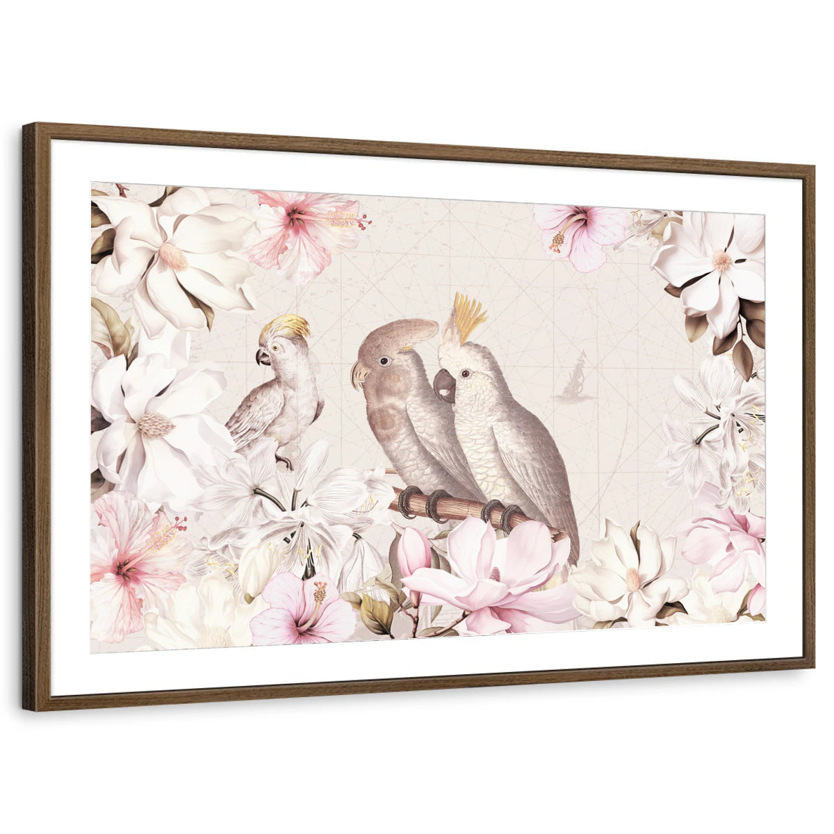 framed-print-brown-walnut-matted