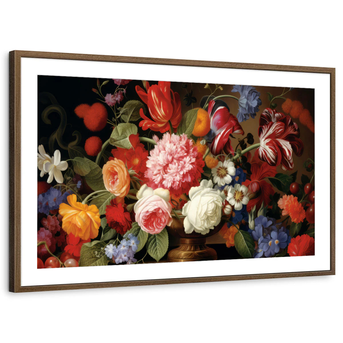 framed-print-brown-walnut-matted