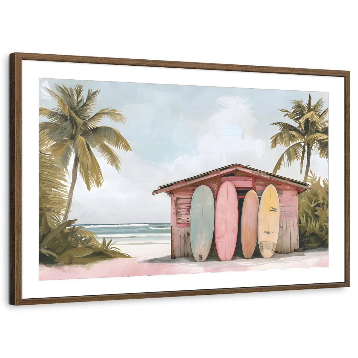 framed-print-brown-walnut-matted