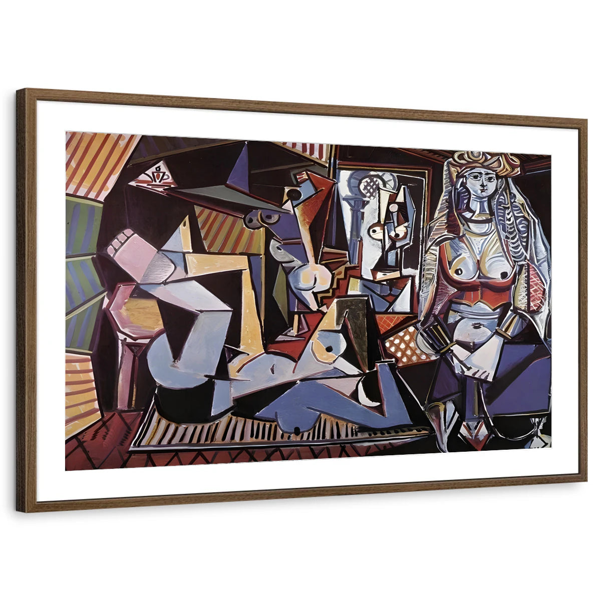 framed-print-brown-walnut-matted