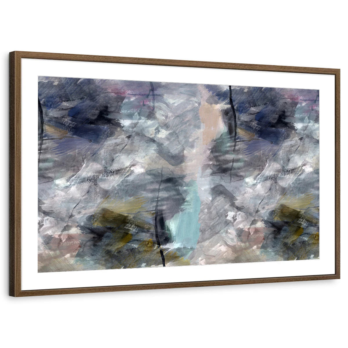 framed-print-brown-walnut-matted
