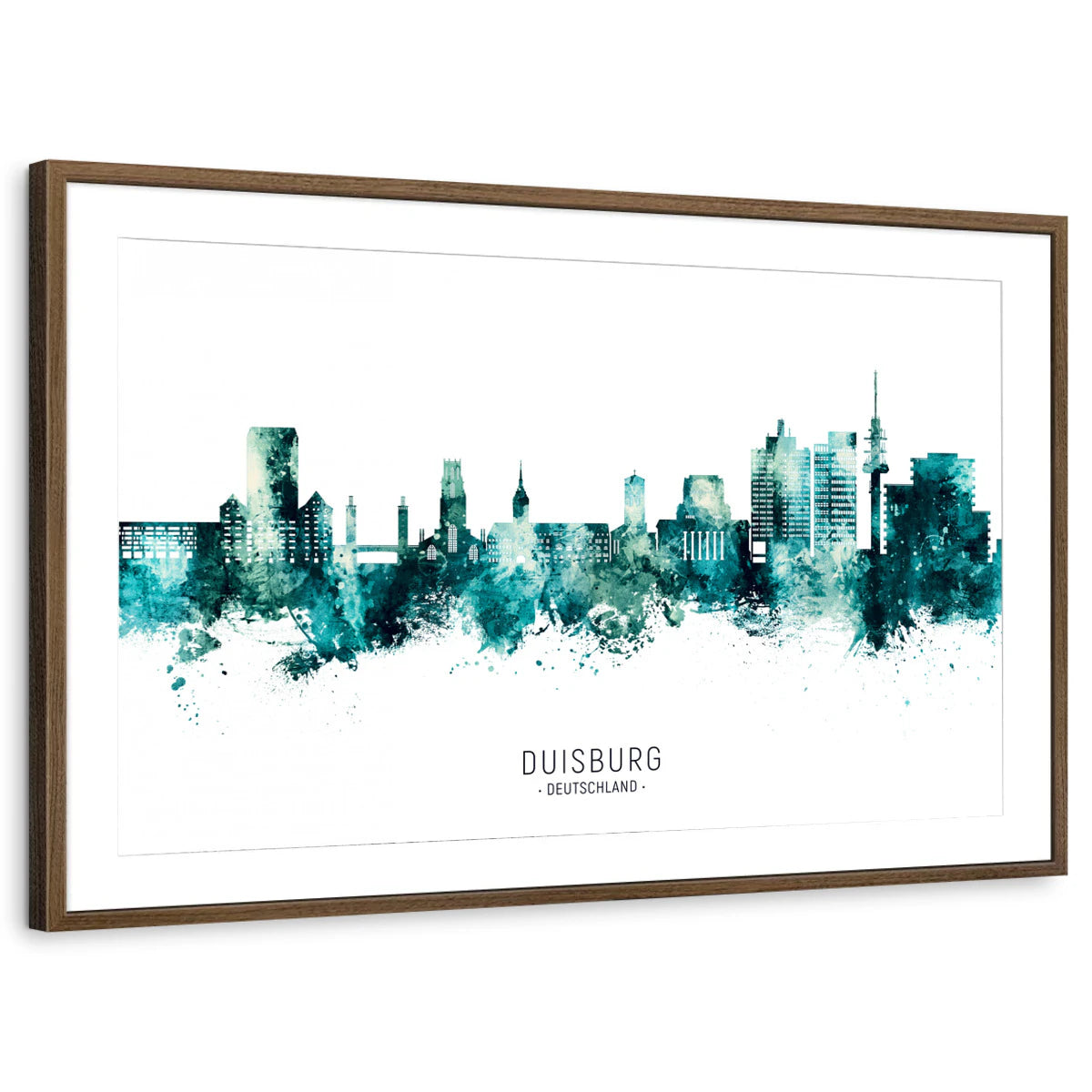 framed-print-brown-walnut-matted