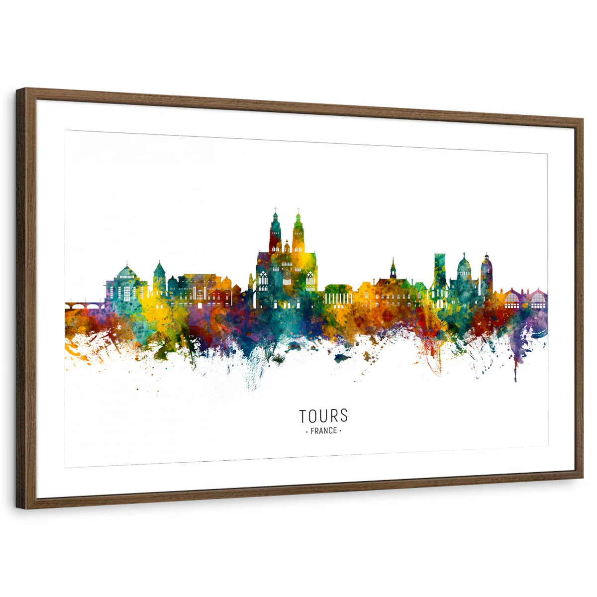 framed-print-brown-walnut-matted