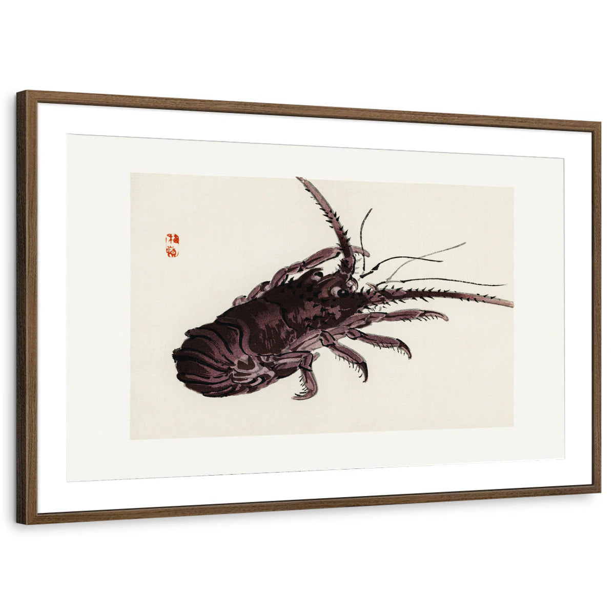 framed-print-brown-walnut-matted