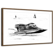framed-print-brown-walnut-matted