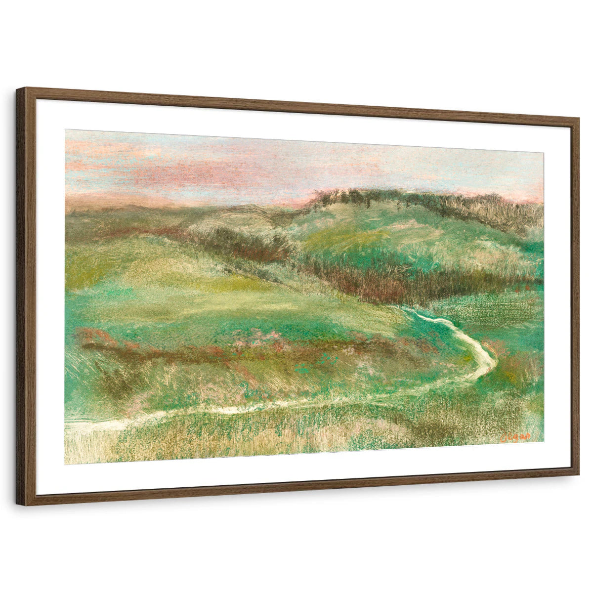 framed-print-brown-walnut-matted