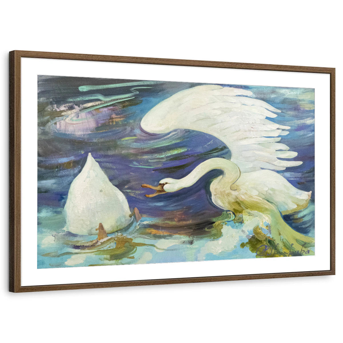 framed-print-brown-walnut-matted