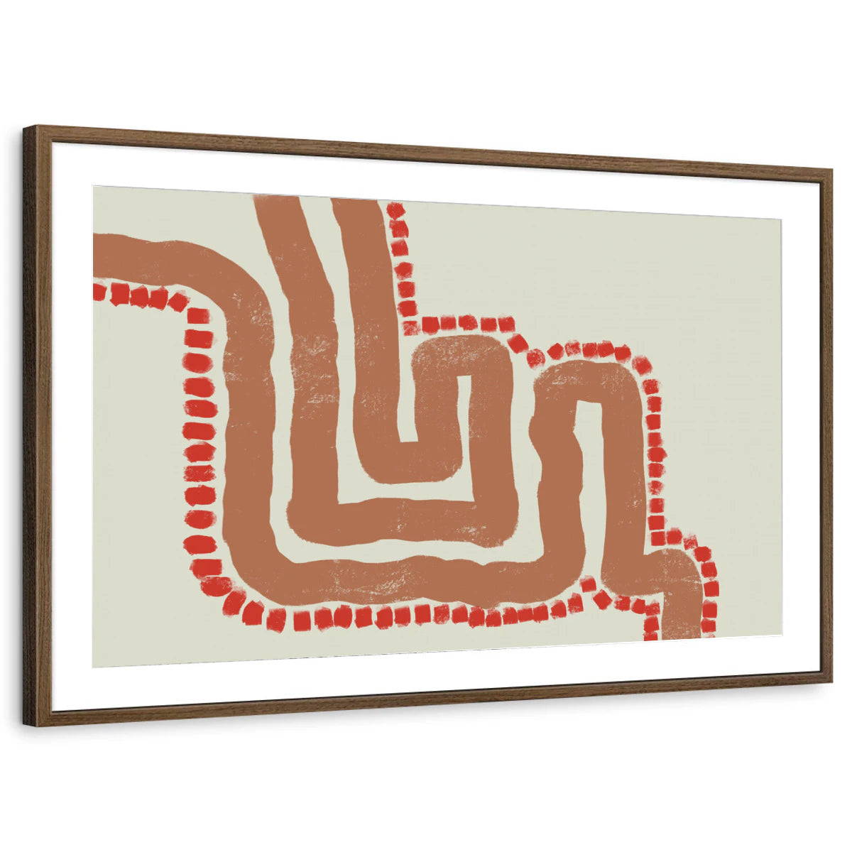 framed-print-brown-walnut-matted