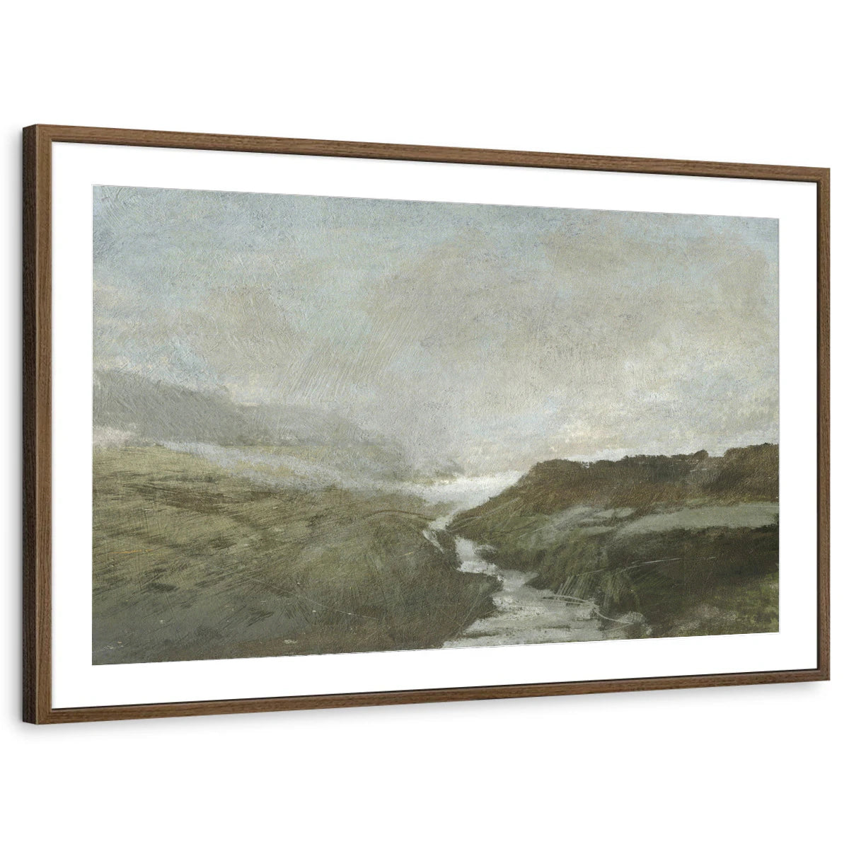 framed-print-brown-walnut-matted