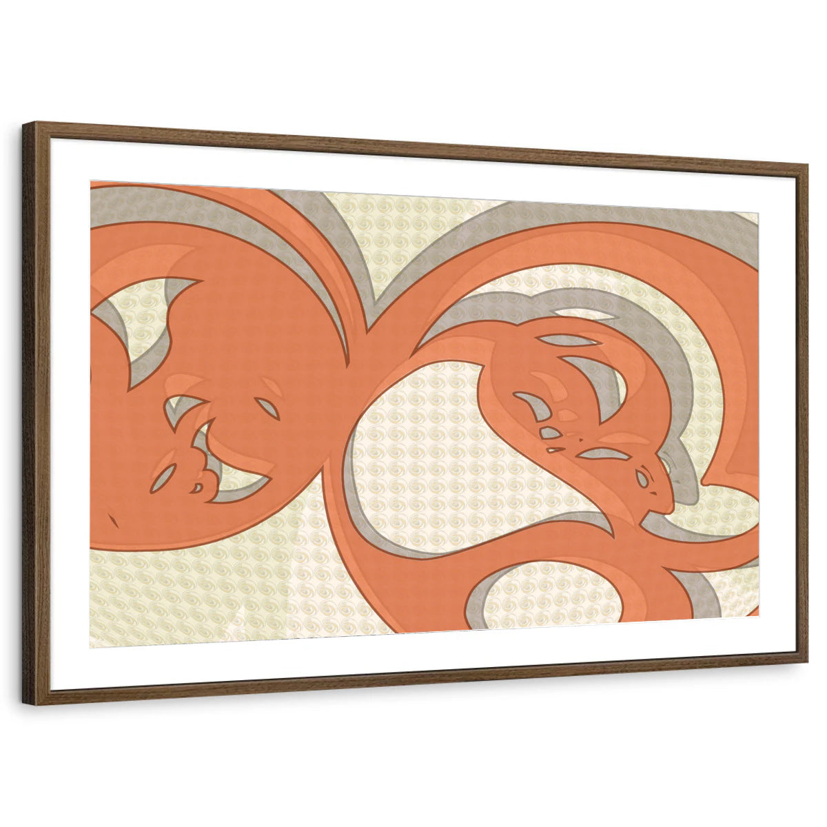 framed-print-brown-walnut-matted