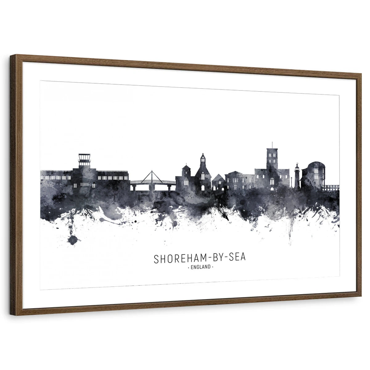 framed-print-brown-walnut-matted