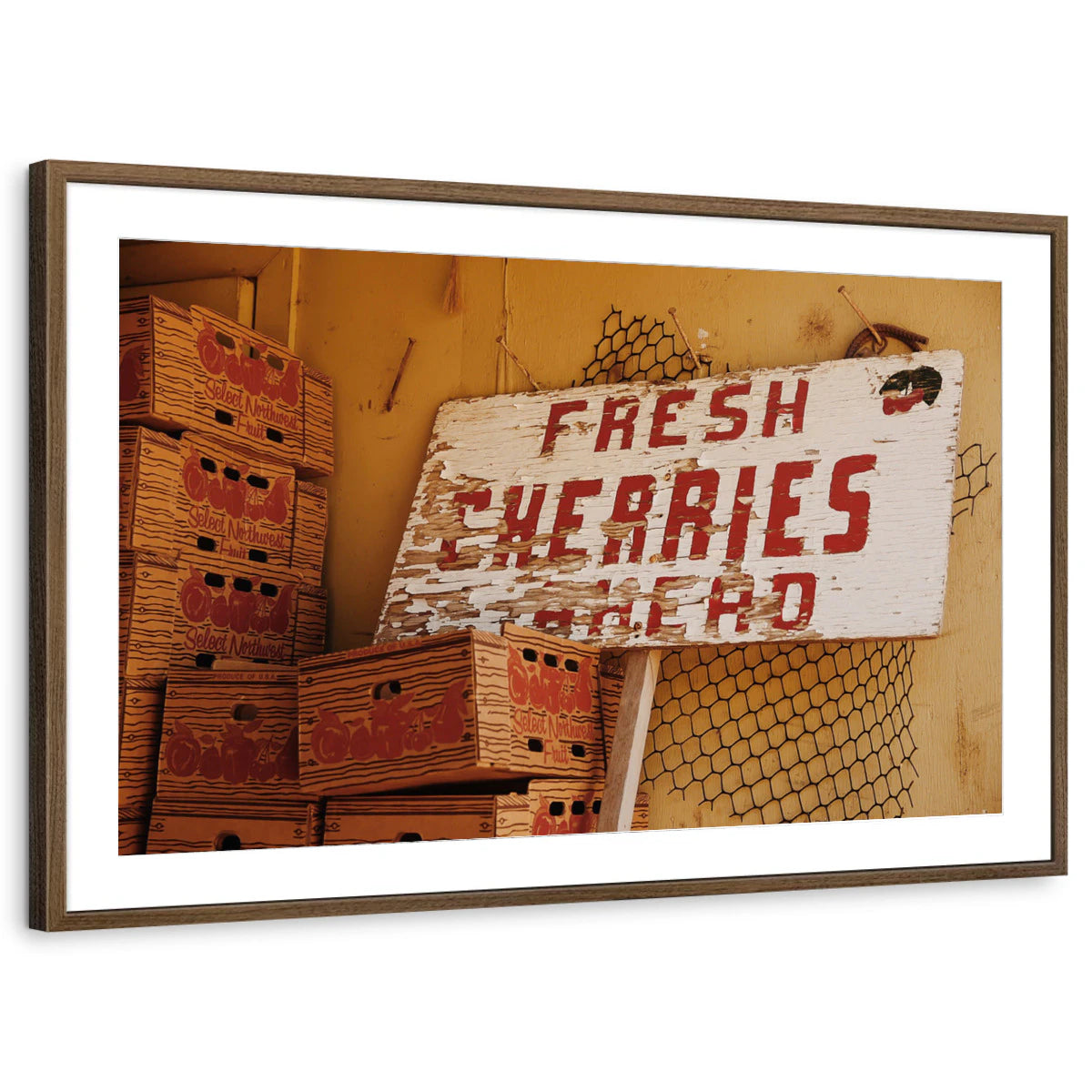 framed-print-brown-walnut-matted