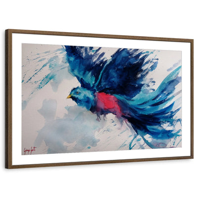 framed-print-brown-walnut-matted