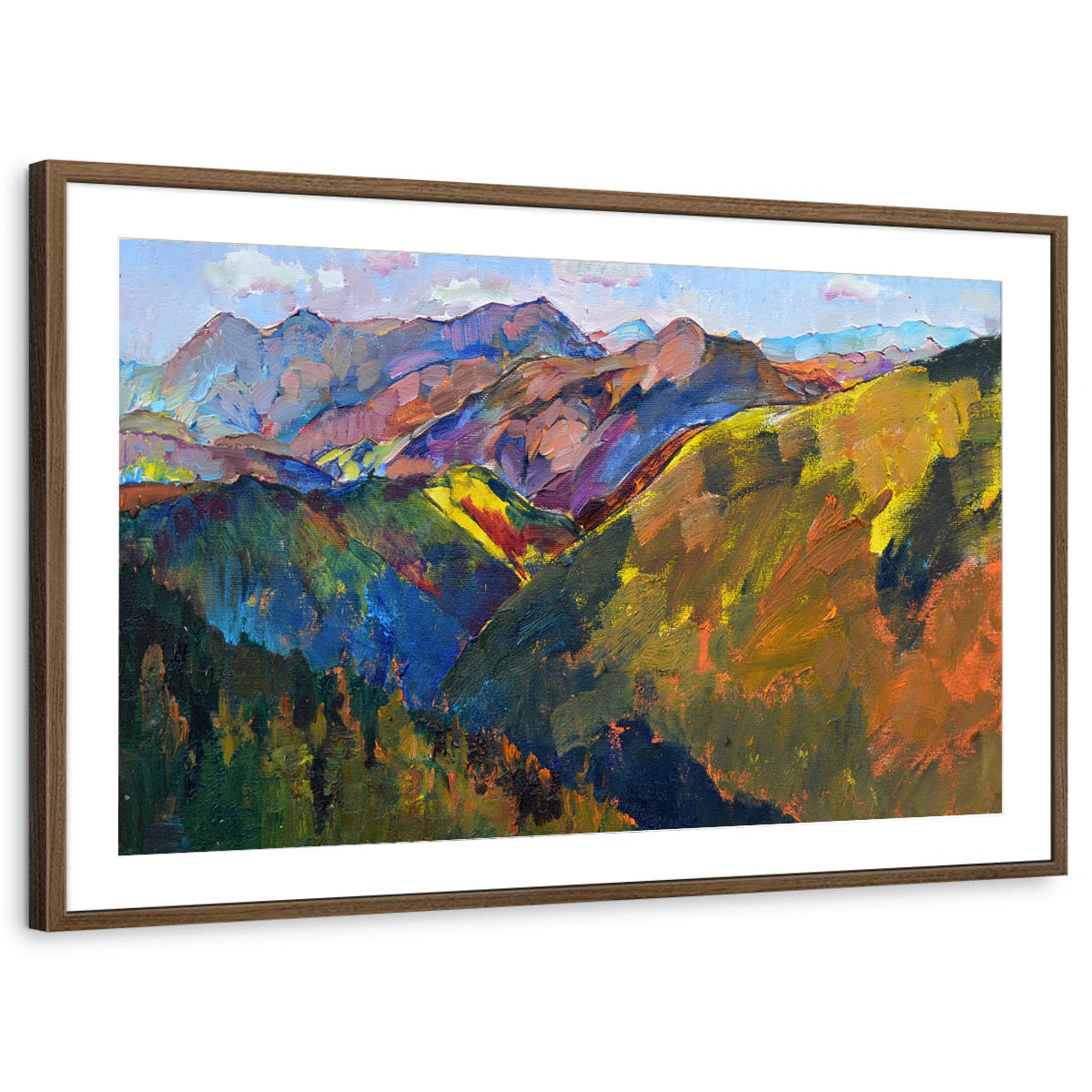 framed-print-brown-walnut-matted