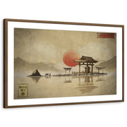 framed-print-brown-walnut-matted