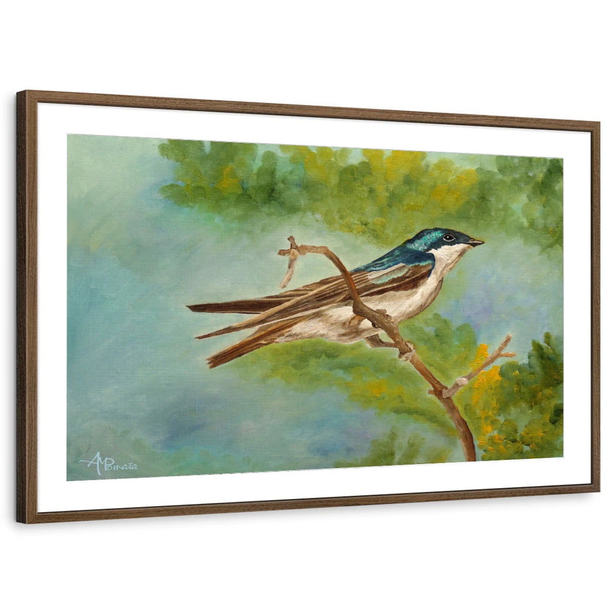 framed-print-brown-walnut-matted