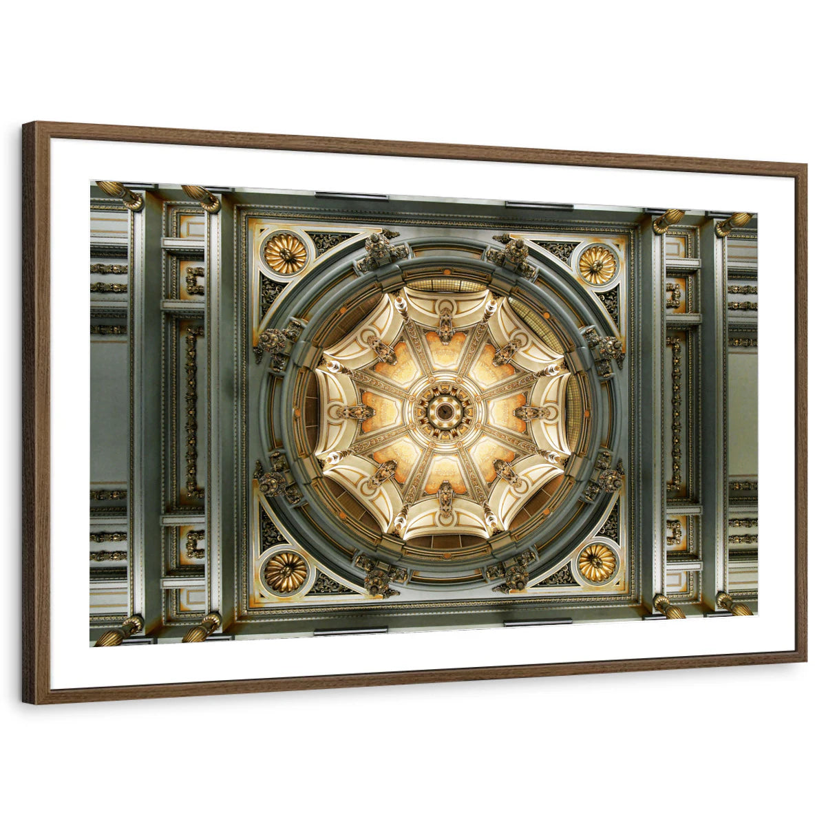 framed-print-brown-walnut-matted