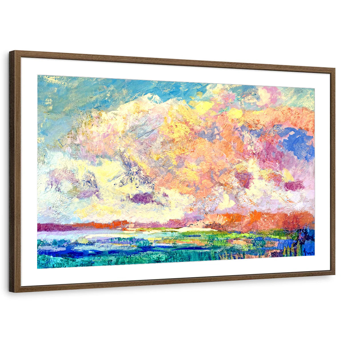 framed-print-brown-walnut-matted
