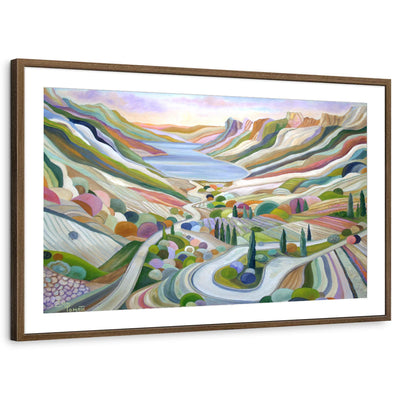 framed-print-brown-walnut-matted