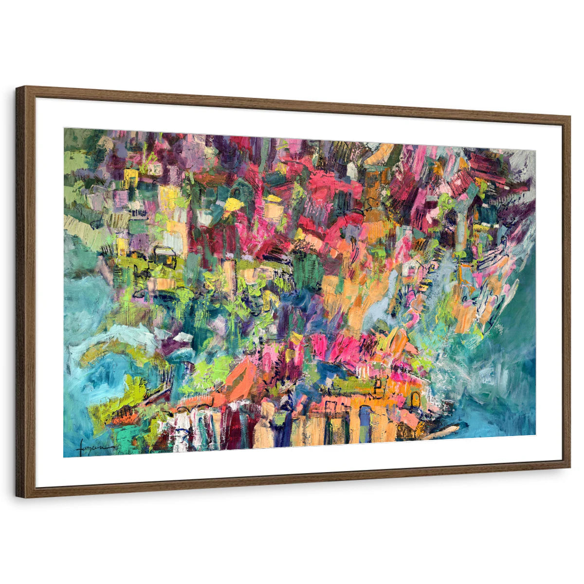 framed-print-brown-walnut-matted