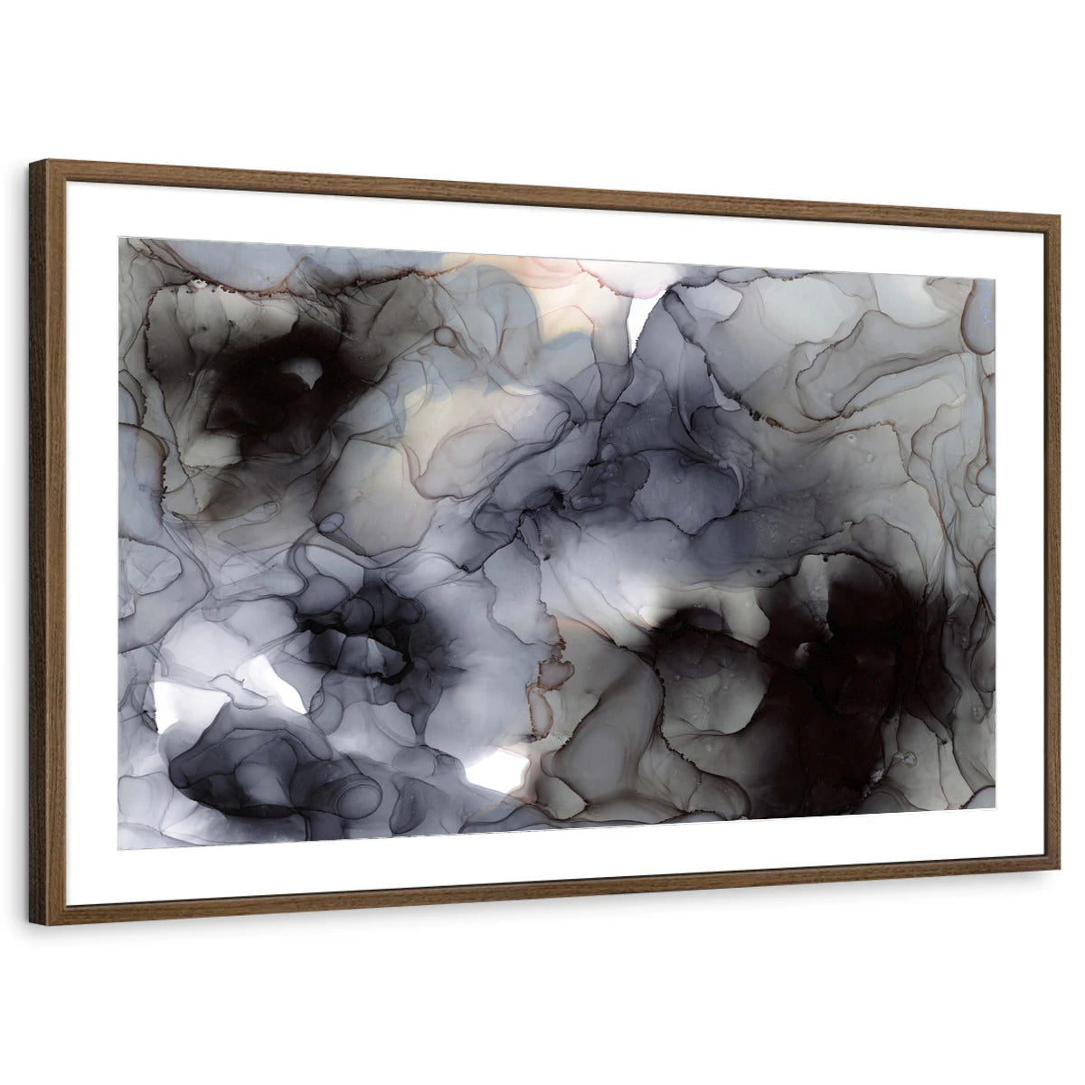 framed-print-brown-walnut-matted